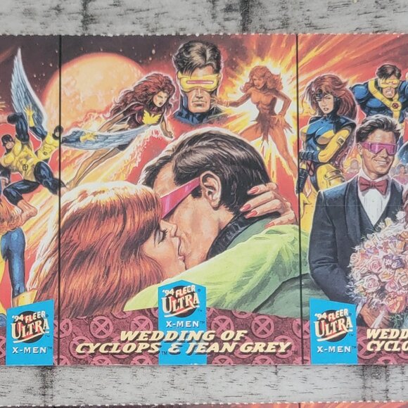 1994 Fleer Ultra X-Men Wedding of Cyclops and Jean Grey Trading Cards - Picture 11 of 15